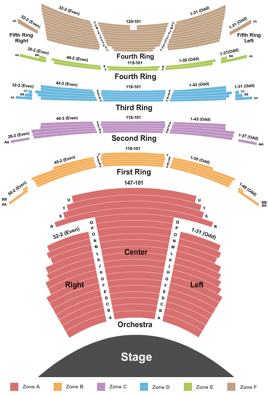 Nyc Ballet Theater Seating Chart